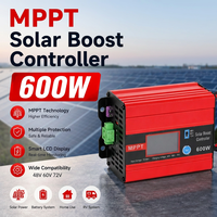 Controlador de Carga Solar MPPT de 600W de Alta Eficiencia para Baterías de 48V/60V/72V para Sistemas Solares de RV, Certificado CE/FCC, Garantía de 12 Meses