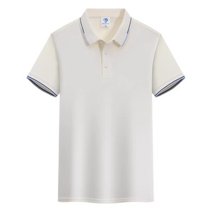Customized <b>Polo</b> <b>Shirts</b> With Logo Printing Corporate Work Uniforms Short Sleeve Cotton Breathable For Office Employees - Product Image 5