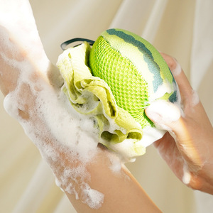 Zenidoo Boule de bain douce en PE à usage quotidien, anti-dispersion, moderne, double usage (exfoliation et mousse), accessoire de bain mignon pour bébés et enfants - Product Image 4