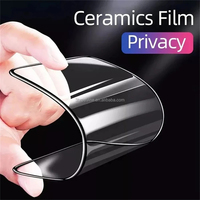 PMMA Materia Anti-intip 360 °   Pelindung Layar Keramik Anti-intip 4 Sisi untuk iPhone 18 Pro iPhone Duo