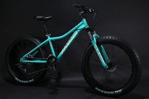 Vélo VTT Neige Personnalisé d'Usine 26 Pouces à Pneus Larges, Roue à Trois Rayons Noirs, 27,5 Pouces, 21 Vitesses, en Acier - Product Image 5