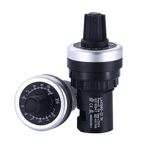 Potenciómetro de Alta Calidad IP65 1-10K 20-500K, Resistencia de Doble Perilla, Estilos de Orificio de 22mm, Control de Velocidad VFD LA42DWQ-22 de Alto Rendimiento - Product Image 1