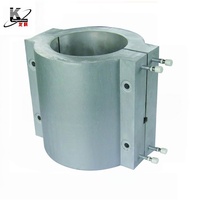 Machine de recyclage du plastique, élément chauffant en aluminium coulé, éléments chauffants électriques en aluminium coulé