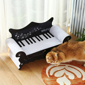 Wholesale Luxury Cat <strong>Scratcher</strong> Sofa Recycled Corrugated Cardboard Design Thick Scratch Pad Bed Multi-functional Cat <strong>Lounge</strong> - Product Image 3