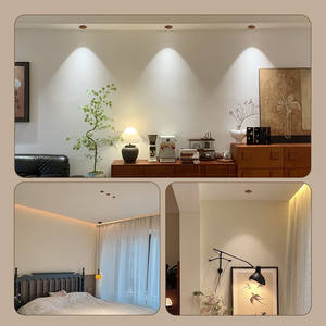 Éclairage intérieur LED commercial <span class=keywords><strong>et</strong></span> résidentiel tout en aluminium, <span class=keywords><strong>bois</strong></span> massif de noyer, 5W/7W/10W/12W, spots <span class=keywords><strong>et</strong></span> downlights - Product Image 3