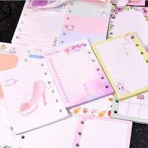 INS Stile A6 Planner Ricariche Inserti di Riempimento Pagine di Carta per 6-Raccoglitore Ad Anelli Sciolto Foglia di Carta Per La Ragazza Planners - Product Image 1