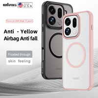 Luxe Mat Transparent Clair Magnétique OPPO Findx9 Pro Cas Dur Antichoc Couverture Arrière pour Téléphones Mobiles housse