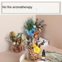Diffuseur d'arômes intérieur sans flamme en bois de cannelle, écologique, aromatique, fait main, pour pot-pourri de fleurs séchées et ornements DIY