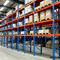 Système de rayonnage industriel robuste à bas prix pour charges lourdes de 3 000 kilos par niveau, pour entrepôt et stockage de palettes