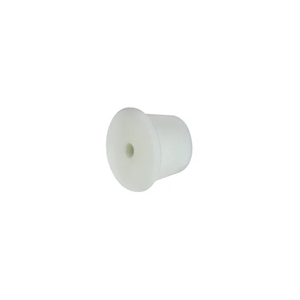 <b>Silicone</b> Rubber Stopper Laboratory Flask Vial Closure Plug with Center Hole for Glassware Sealing and Liquid Handling - Product Image 1