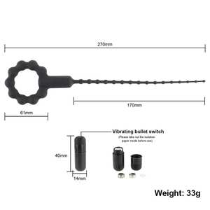 Анальный вибратор, лесбийские секс-игрушки, конский силиконовый вибратор, вставка для глаз, расширительный катетер Pg <span class=keywords><strong>Tube</strong></span> - Product Image 3