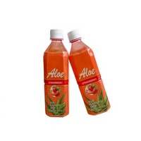 Boisson à l'aloe vera véritable, faible en glucides, bouteille de 300 ml, plusieurs saveurs, OEM, marque privée, vente en gros, boisson aux fruits