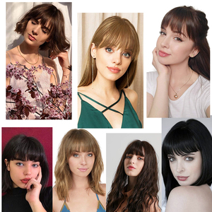 AliLeader Vente en Gros 36 Couleurs Nouveaux Styles Franges Synthétiques à Clipser Cheveux Lisses Soyeux Épais et Soignés - Product Image 5