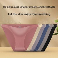 Culottes en soie glacée invisibles, extensibles et sans couture, respirantes, pour le yoga, le fitness et le sport – Prix usine OEM
