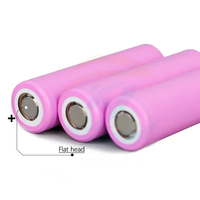 Baterai IMR 18650 35E Baru Asli 3500mAh 3.7V Sel Isi Ulang Daya Tinggi LiNiMnCoO2 Katoda 1200 Siklus untuk Senter