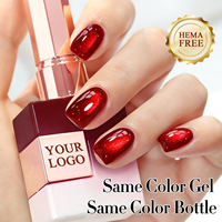Vernis Gel Effet Œil de Chat Rouge Qualité Salon OEM, Marque Privée, Vente en Gros, SANS HEMA, 1kg en Vrac, Peinture à Ongles en Gel, Vernis à Ongles, Logo Personnalisé