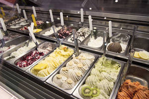 <span class=keywords><strong>Vetrina</strong></span> Gelato CE Sevel a 18 Vaschette/Espositore Refrigerato per Gelato/Frigorifero Espositore per Gelato - Product Image 5