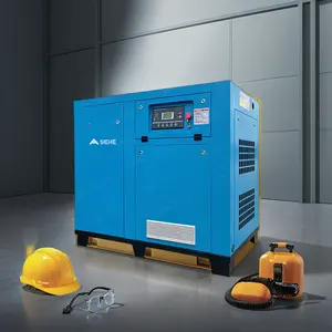 SIEHE Industrial Air Compressor 7.5 KW Lubricated Scroll Compressors 10 Bar Working Pressure for Food Chemical Oil Free