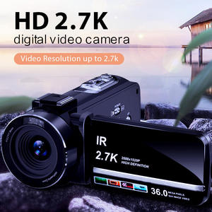 Kit de Cámara de Video Portátil con Micrófono y Luz LED para Creación de Contenido en Estudio, Cámara de Video Profesional, <span class=keywords><strong>Directo</strong></span> de Fábrica - Product Image 2