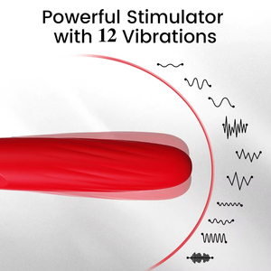 ไวเบรเตอร์ขนาดเล็ก 12 โหมดสั่นสะเทือน กำลังแรง ขายดี สำหรับผู้หญิง กระตุ้นจุดซ่อนเร้น ของเล่นผู้ใหญ่ - Product Image 5