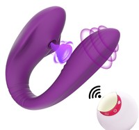 Ferngesteuertes Paar-Spielzeug für Erwachsene, Klitoris-Sauger in U-Form, Vibrator Sexspielzeug