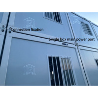 Garage modulaire portatif préfabriqué de voiture de conteneur de structure en acier à faible coût avec l'entrepôt préfabriqué de stockage de porte de volet de rouleau