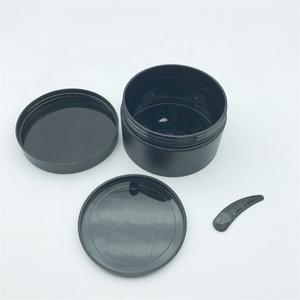 Bán Buôn Nhãn Hiệu Riêng Sang Trọng Màu Đen Mờ 250Ml Mỹ Phẩm Container 8Oz Nhựa Jar Mặt Cơ Thể Chà Với Vít Top Nắp - Product Image 5