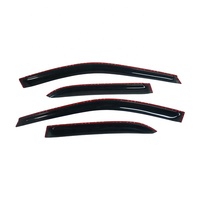 Deflector de Ventana Acrílico Negro, Visera para Puerta, Compatible con Honda Accord 1998-2002, Accesorios
