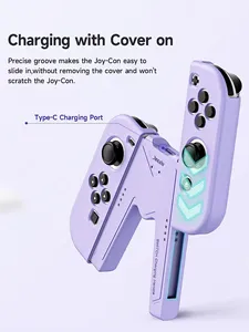 Impugnatura di ricarica Joy-Con per <span class=keywords><strong>Nintendo</strong></span> <span class=keywords><strong>Switch</strong></span> / <span class=keywords><strong>modello</strong></span> <span class=keywords><strong>OLED</strong></span>, gioca durante la ricarica, caricabatterie portatile a forma di V per controller Joy-Con <span class=keywords><strong>Switch</strong></span> - Product Image 4
