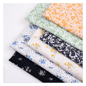 Hebei Hanlin textil precio más barato 57/58 pulgadas impresión algodón Spandex tela para camisa estampado Floral - Product Image 3