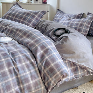 ผ้าปูที่นอนสี่ชิ้นพิมพ์ลายการ์ตูนสดขนาดเล็กผ้าปูที่นอนและผ้านวมผ้าฝ้ายซักได้สำหรับหอพักนักศึกษาหอพัก<span class=keywords><strong>สาม</strong></span>ชิ้น - Product Image 5