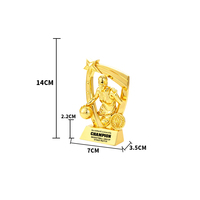 Vente directe d'usine des trophées de basket-ball les plus vendus ; Trophées en résine et trophées en or personnalisables disponibles