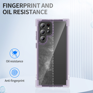 Pour <span class=keywords><strong>Samsung</strong></span> <span class=keywords><strong>Galaxy</strong></span> S23 <span class=keywords><strong>Ultra</strong></span> S21 Plus S22 <span class=keywords><strong>S20</strong></span> FE Transparent souple TPU quatre coins antichoc dur acrylique couverture étui de téléphone portable - Product Image 4