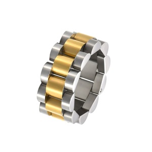 Toptan Kaliteli Çelik Erkek Takıları 18K PVD Altın Kaplama Saat Kayışı Yüzüğü 10MM Genişliğinde 6-11 Bedenler Unisex - Product Image 6
