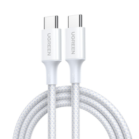 Câble USB Type C vers Type C UGREEN 240W, charge rapide PD 5A, tressé, pour téléphone portable Apple, Android, tablette, ordinateur portable, chargeur USB C