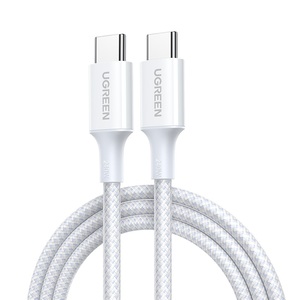 Câble USB Type C vers Type C UGREEN 240W, charge rapide PD 5A, tressé, pour téléphone portable <span class=keywords><strong>Apple</strong></span>, Android, tablette, ordinateur portable, <span class=keywords><strong>chargeur</strong></span> USB C - Product Image 1