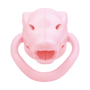 Jaula de Castidad de Resina de Venta Caliente con Diseño Único de Cabeza de Animal, Dispositivo BDSM Masculino, Ajustable y Seguro - Product Image 4