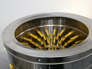 Machine à plumer les poulets en acier inoxydable électrique à petite échelle, machine à plumer la volaille, équipement d'abattage - Product Image 5