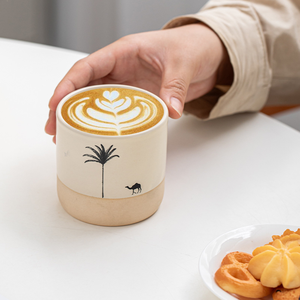 Taza de Café de Cerámica de Estilo Retro, Pintada a Mano, Resistente al Calor, 250 ml, Taza de Té Personal - Product Image 6