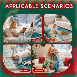Manta de Franela Personalizada, Manta de Lana Suave con Logotipo Impreso, Ligera, Cálida y Acogedora para Sofá o Cama, Venta al Por Mayor - Product Image 5