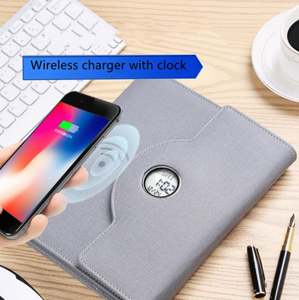 NUEVO Set de Regalo Corporativo: Agenda Electrónica A5 de Cuero con Cargador Inalámbrico, Power Bank y USB para Regalo de Año Nuevo - Product Image 6