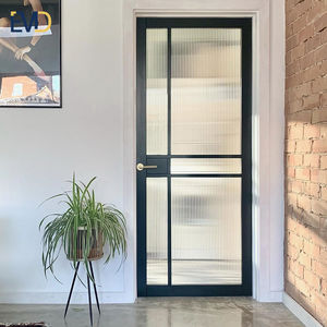 Puerta de Aluminio y Vidrio con Estilo Artístico Retro Personalizado - Product Image 5