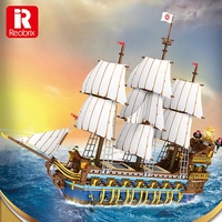 Reobrix 66011 Nuevo MOC Movie Royal Imperial Compatible con 10210, Modelo de Barco, Bloques de Construcción de Plástico para Armar, Juguetes