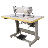 Machine à coudre industrielle professionnelle à grande vitesse de matériel épais vertical de Double aiguille de bras long de la vente élevée 220v