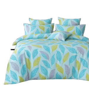 BSB HOME Ensemble de draps 3 pièces en polycoton 300 TC Super King Size à motif floral avec housses d'oreiller Vert lime - Product Image 2