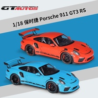 Welly GTA1:18 P Orsche GT3 RS Super Car Metal Coleccionable Simulación Die Cast Car Alloy Car Model