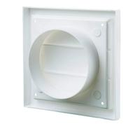 Ventilateur extracteur mural électrique de 6 pouces avec prise d'air externe, roulement à billes, en PP, OEM