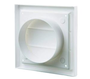 Electric 6 Inch External Ducting Air Vent Spigot Intake Wall Extractor <b>Fan</b> Ball Non-Return Gravity Shutters Wall-Mounted OEM - Product Image 2
