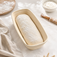 Panier de levage en rotin naturel fait main pour boulangerie au levain et programmes de vente au détail – Fabricant OEM