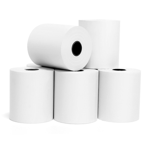 Nhà Máy Tùy Chỉnh 80Mm Không Thấm Nước Nhiệt Giấy Cuộn 80*60 48gsm Cho Đến Khi Cuộn Giấy Cuộn Cho Tiền Mặt Đăng Ký Fsc Chứng Nhận - Product Image 1